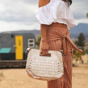 BED|STU Cream Crossbody Bag